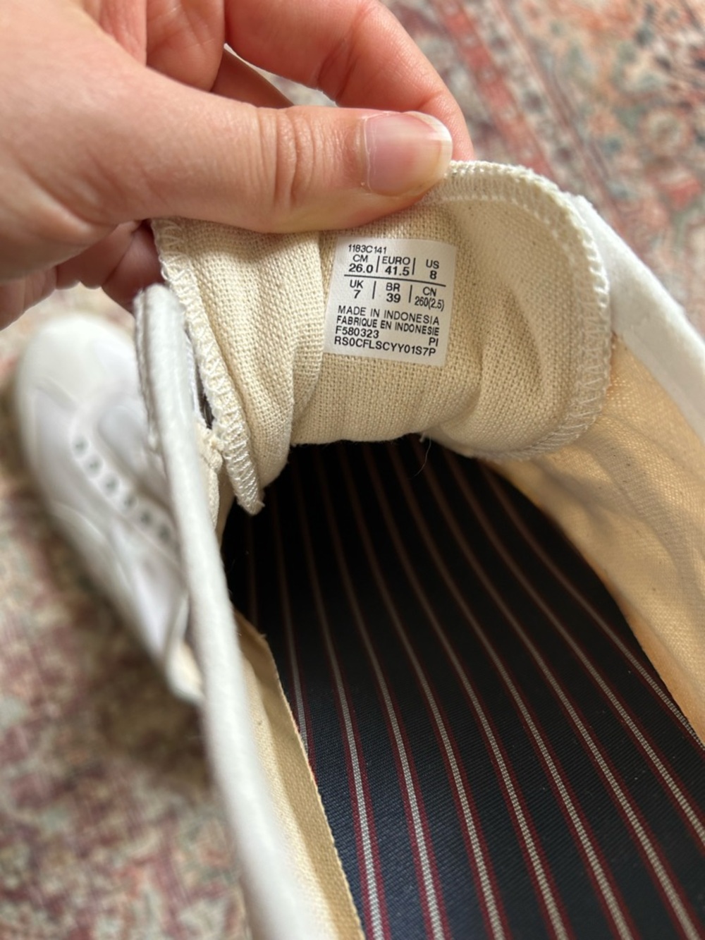 Onitsuka Tiger Mexico 66 Slip On Slim Sneaker Sz 8 - Picture 8 of 9